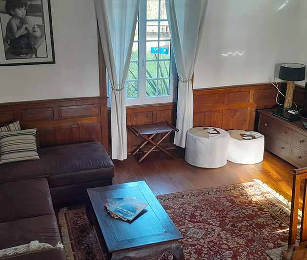 Salon du gîte Rozéliande