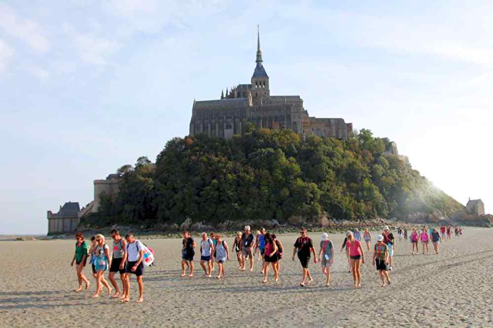 Traversée de la baie du Mont Saint Michel